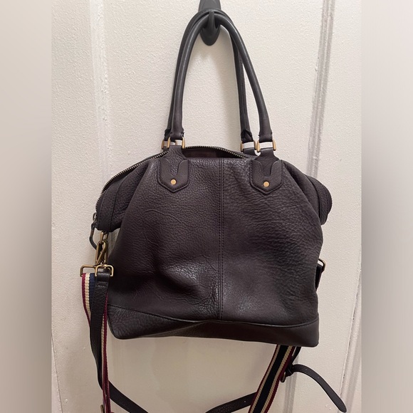 Madewell Berliner satchel in grey NWT fabric strap included - Picture 5 of 10